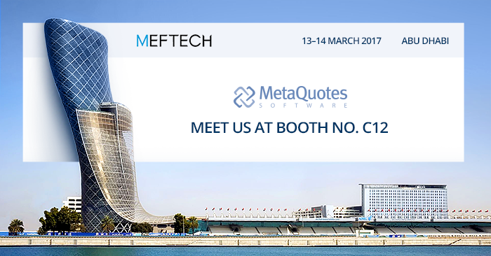 MetaQuotes Software to participate at MEFTECH 2017 