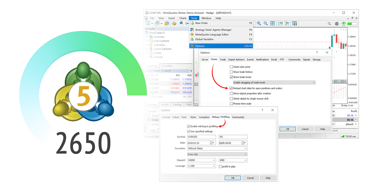 Обновление MetaTrader 5 build 2650