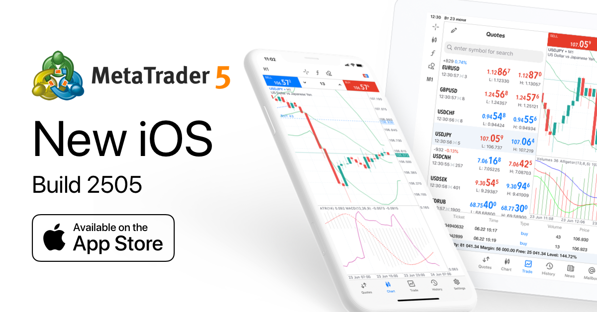 MetaTrader 5 iOS build 2505