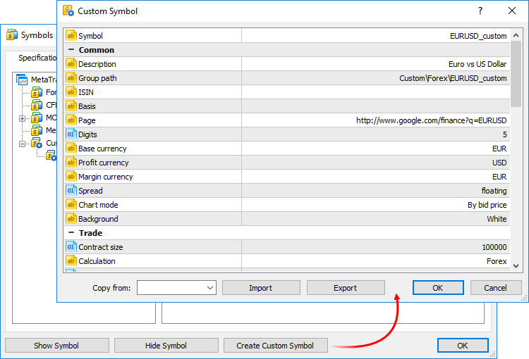 Metatrader 5 Build 1640 Creating And Testing Custom Symbols - 