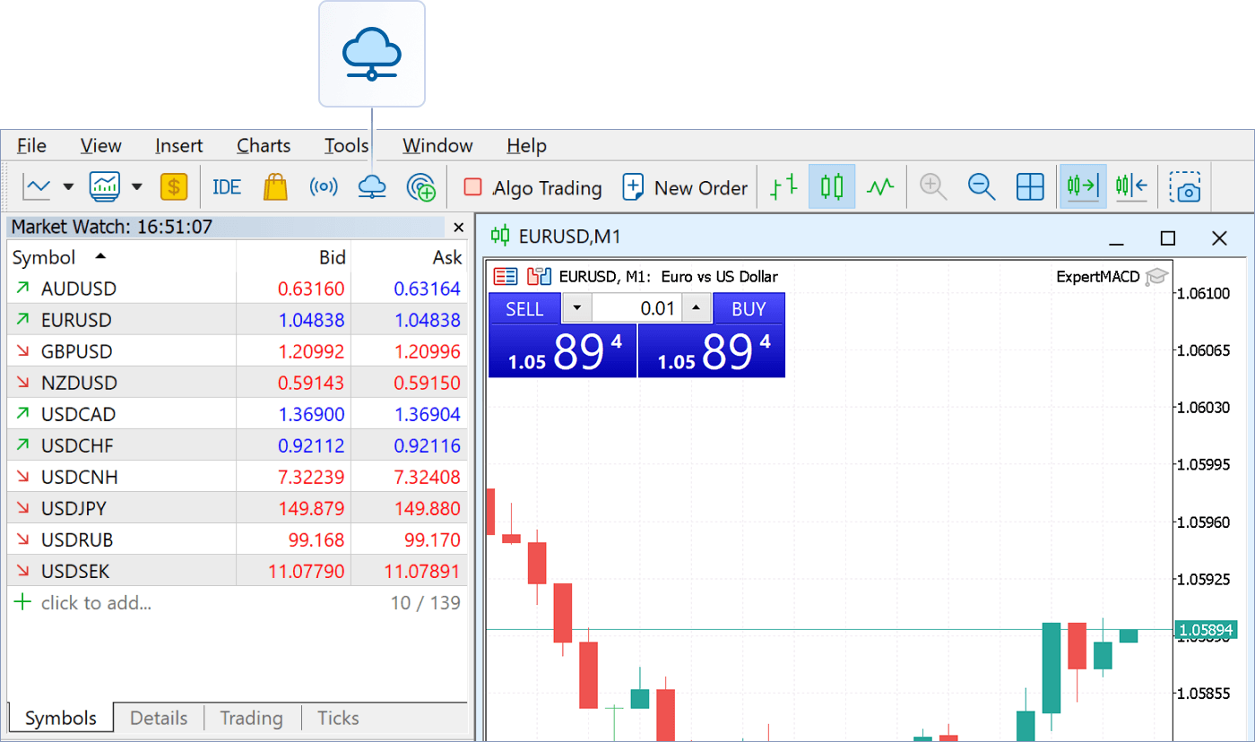 打开MQL5虚拟主机