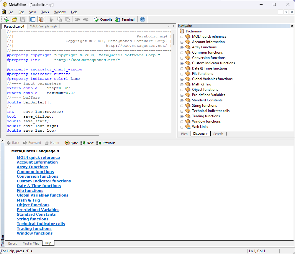 The reference, source code, and compilation tools were all available in one place