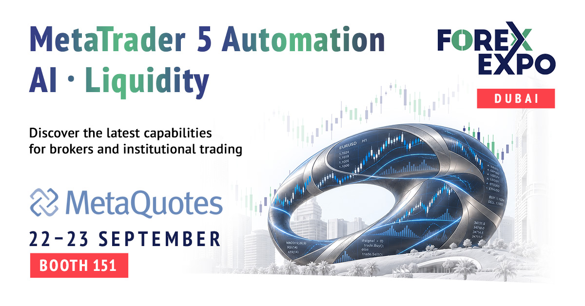 MetaQuotes to Present New MetaTrader 5 Capabilities at Forex Expo Dubai 2026