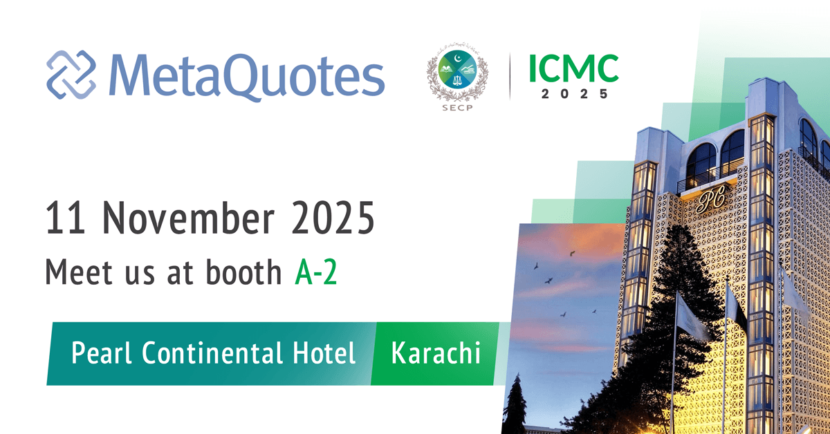 MetaQuotes — Platinum Partner of the International Capital Market Conference & Expo 2025 in Pakistan