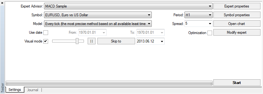 Added ability to specify spread value during testing and optimization