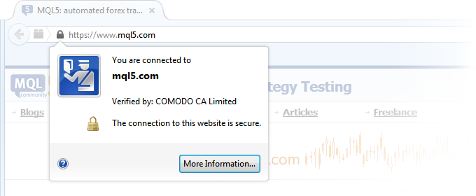 MQL5.community Website Switched to HTTPS Secure Protocol
