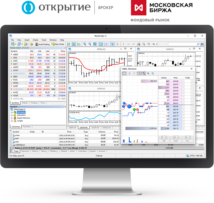 Otkritie Broker launches MetaTrader 5 on the Equity and Bond Market