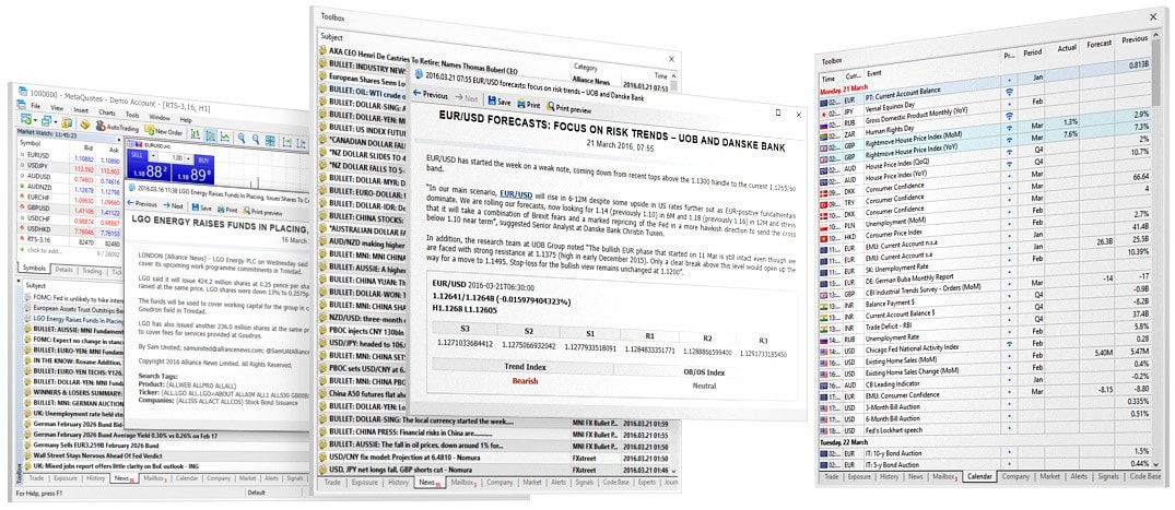 Фундаментальный анализ в MetaTrader 5